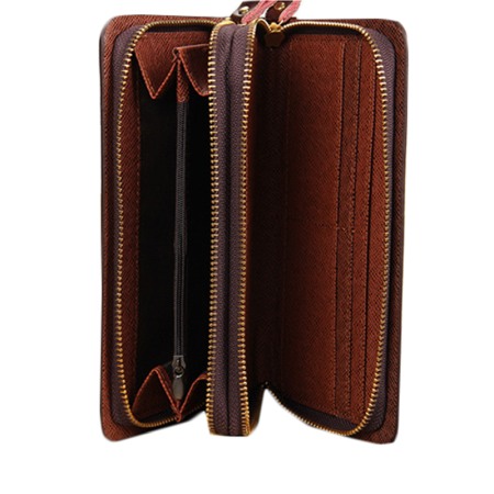 Portofel Unisex, Dama, Barbati, Baellerry, ZX-S6111, Cafeniu, 20.5x10.5x4 cm [2]