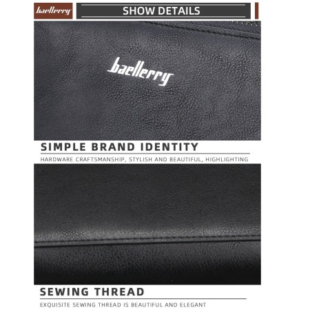 Portofel Unisex, Dama, Barbati, Baellerry, ZX-S6702, 21x11x4 cm [5]