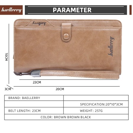 Portofel Unisex, Dama, Barbati, Baellerry, ZX-S6703, 20x10x3 cm [3]