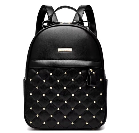 Rucsac dama, Alma BS-8974, Negru, 28x22x13 cm [0]