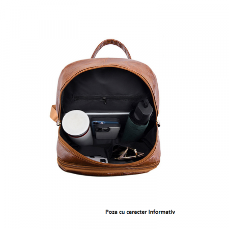 Rucsac dama, Ambrosia, 5018, Negru 34x32x12 cm [4]