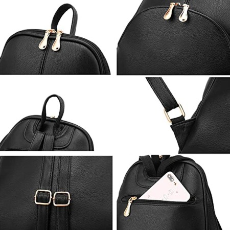 Rucsac dama, Aria SCB-25, 31x27x11 cm [6]