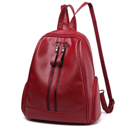 RUCSACURI DAMA - Rucsac dama AVAMSI BS-6701-2, Rosu, 30x35x14 cm