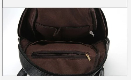 Rucsac dama AVAMSI BS-6701, Negru,  30x35x14 cm [7]