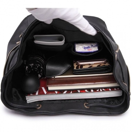 Rucsac Dama AVAMSI, BS-8853, Negru, 30x24x16 cm [2]