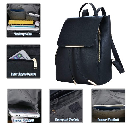 Rucsac Dama AVAMSI, BS-8853, Negru, 30x24x16 cm [4]