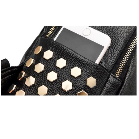 Rucsac dama, AVAMSI, BS-8895, Negru, 31x29x15 cm [8]