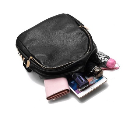 Rucsac dama, AVAMSI, BS-8895, Negru, 31x29x15 cm [3]