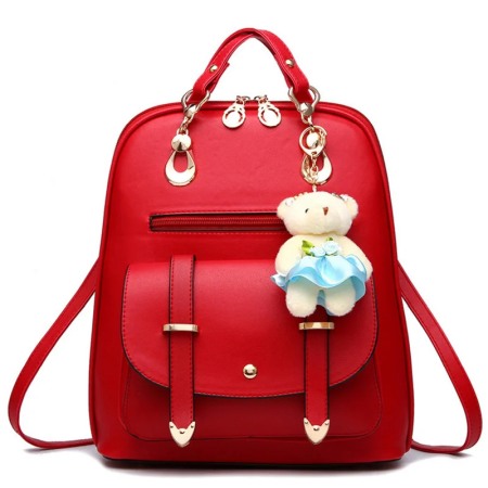 Rucsac dama, Joplin, 4895, Rosu, 32x23x12 cm [0]