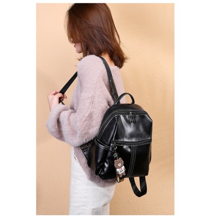 Rucsac dama, AVAMSI, 3191, Negru, 30x25x11 cm [4]
