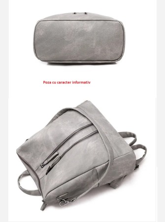 Rucsac dama, AVAMSI, ZLD-0291, Negru,  31x30x15 cm [5]