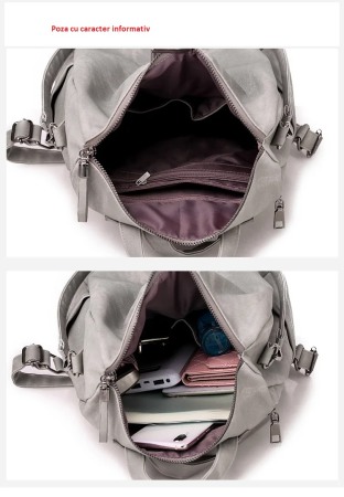 Rucsac dama, AVAMSI, ZLD-0291, Negru,  31x30x15 cm [6]