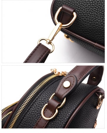 Rucsac dama Bolivia, 5412, Negru, 18x9x23 cm [7]