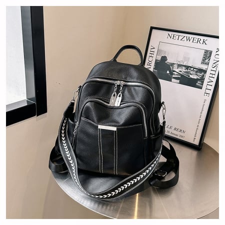 Rucsac dama, Cleo, 5415 Negru 30x23x17 cm [2]