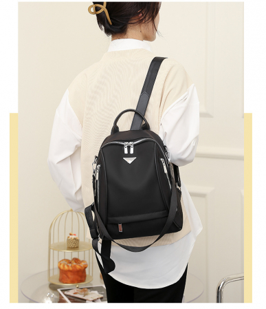 Rucsac dama Layla, RD779, Negru, 30x24x12 cm [3]