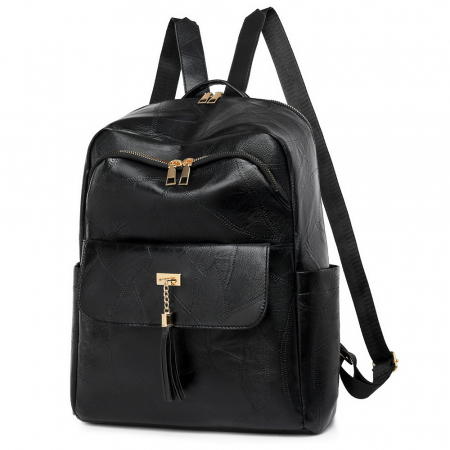 RUCSACURI DAMA - Rucsac dama, Didi, RD782, Negru, 37x30x15 cm