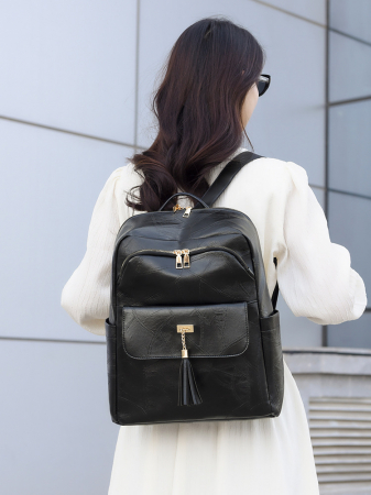 Rucsac dama, Didi, RD782, Negru, 37x30x15 cm [10]