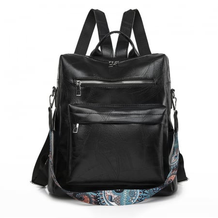 RUCSACURI DAMA - Rucsac dama, Elena, RD772, Negru, 33x32x15 cm