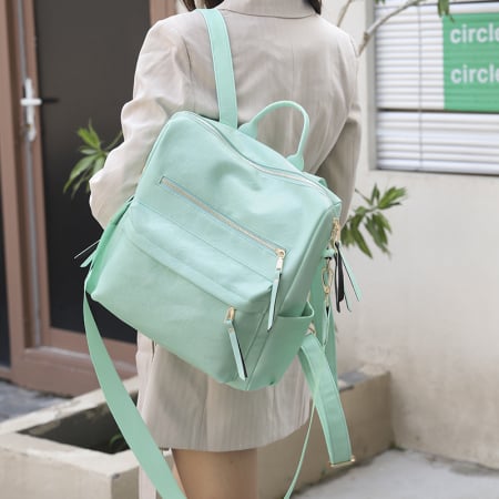 Rucsac dama, Gabriela, RD729, Negru,  32x31x14 cm [9]