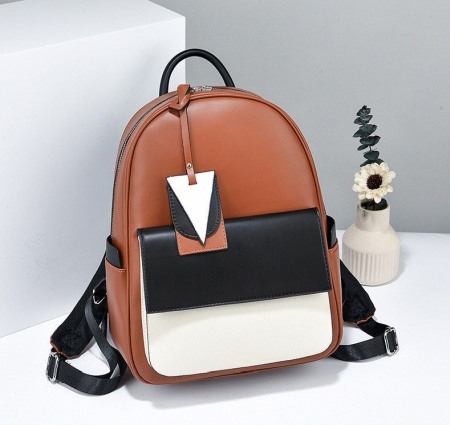 Rucsac dama, Gia SCB-26, Maro, 35x28x16cm [5]