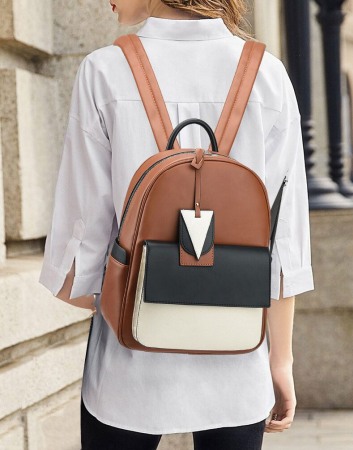 Rucsac dama, Xenia SCB-26, Negru, 35x28x16cm [4]