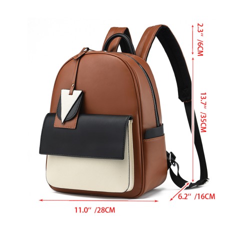 Rucsac dama, Xenia SCB-26, Negru, 35x28x16cm [1]