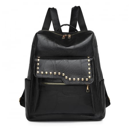 RUCSACURI DAMA - Rucsac dama, Isadora, 5016, Negru, 34x30x14 cm