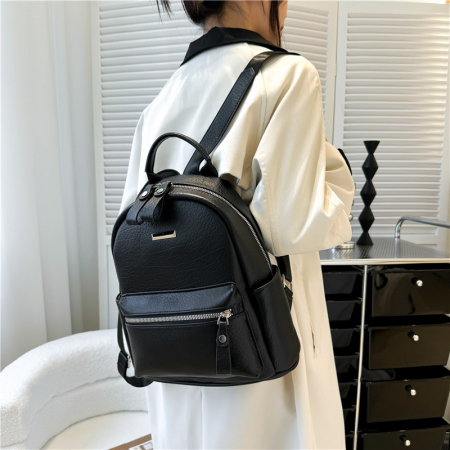 Rucsac dama Peru, 5413, Negru, 30x15x27 cm [1]