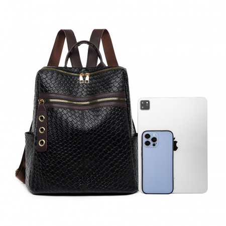 Rucsac dama, Sia, RD774, Negru, 33x30x15 cm [1]