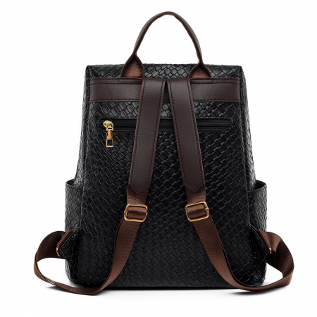 Rucsac dama, Sia, RD774, Negru, 33x30x15 cm [5]