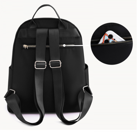 Rucsac dama, Victoria, RD731, Negru, 33x28x12 cm [5]