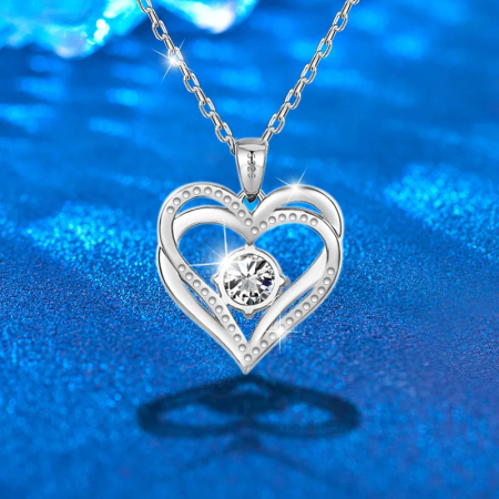 Set Cadou pentru Iubita LD756K – Colier cu Pandantiv Legamantul iubirii din Argint 925 Placat cu Rodiu, Cutie Eleganta si Felicitare cu Mesaj [2]