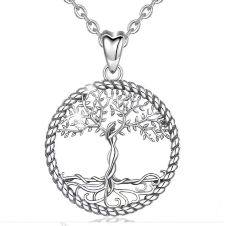 Set Cadou Mamă LD760P – Colier cu Pandantiv Copacul Înțelepciunii din Argint 925 placat cu rodiu, Cutie Elegantă și Felicitare cu Mesaj [5]