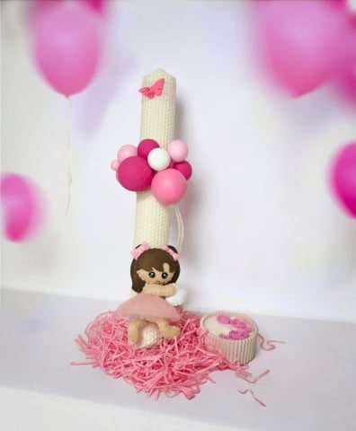 Lumânări pentru botez - Lumanare Botez Ballerina