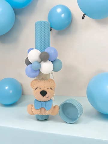 Lumânări pentru botez - Lumanare Botez Ursulet