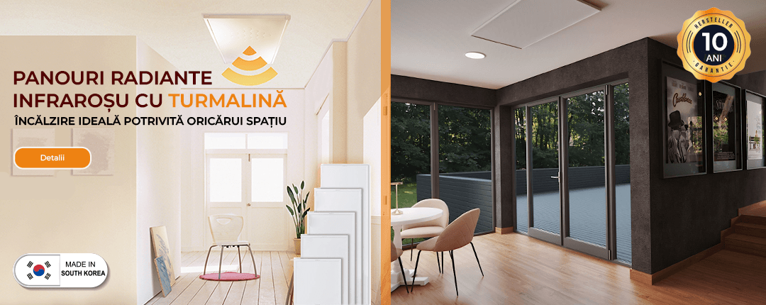 PANOURI RADIANTE CU TURMALINA FABRICATE IN KOREA DE SUD