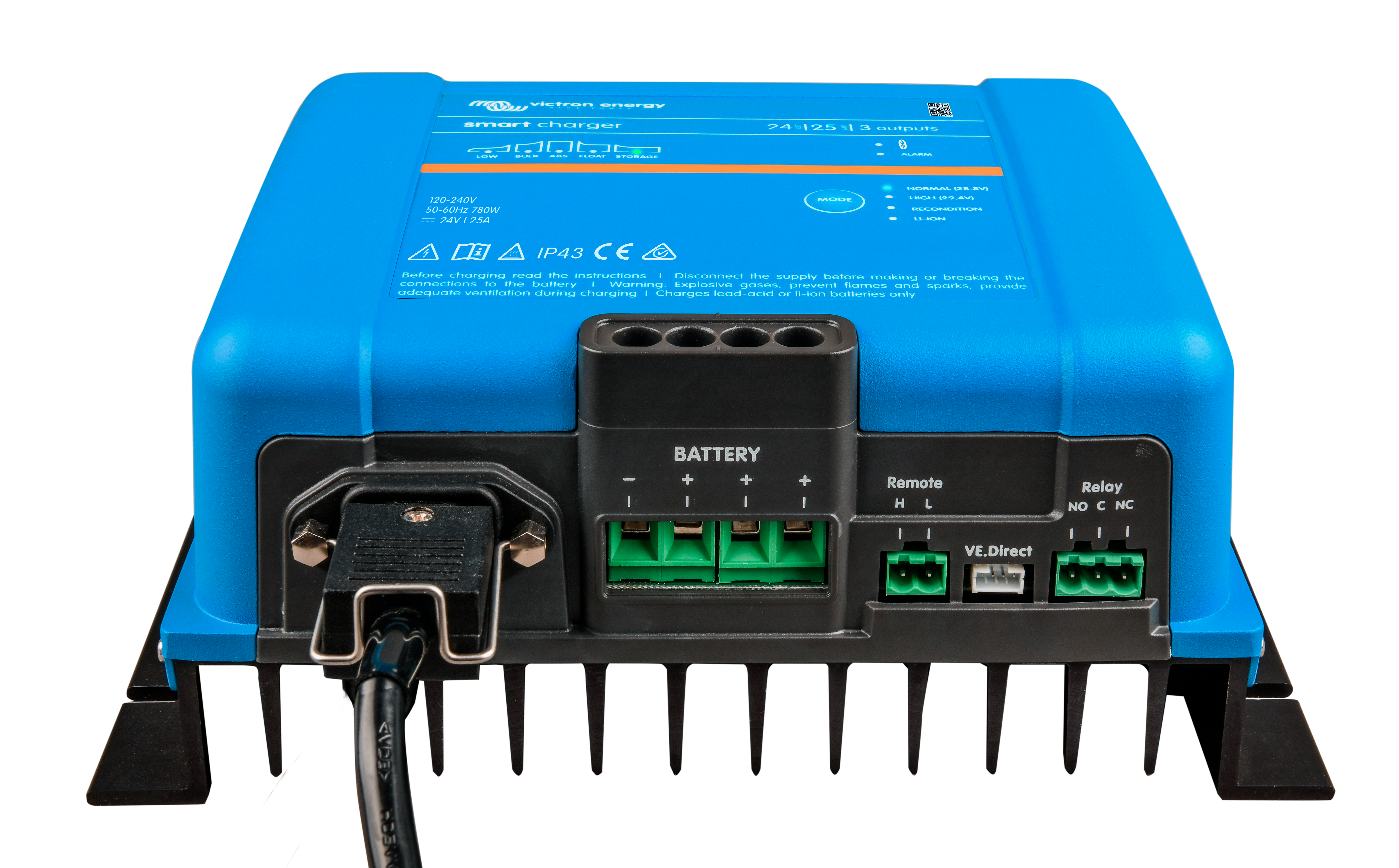 Invertoare - Incarcator Phoenix Smart IP43 24V 25A 3 iesiri 120 240V