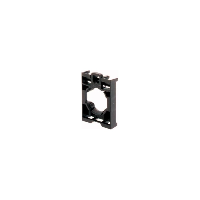Adaptor de fixare negru pentru trei elemente de contact sau LED, montaj frontal [2]