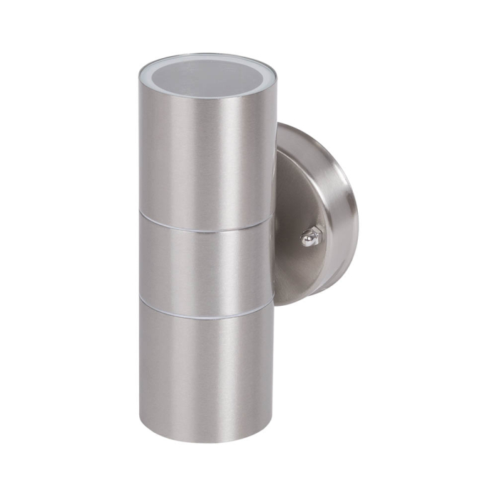 Aplica decorativa de exterior crom cu doua dulii GU10 pentru perete [2]