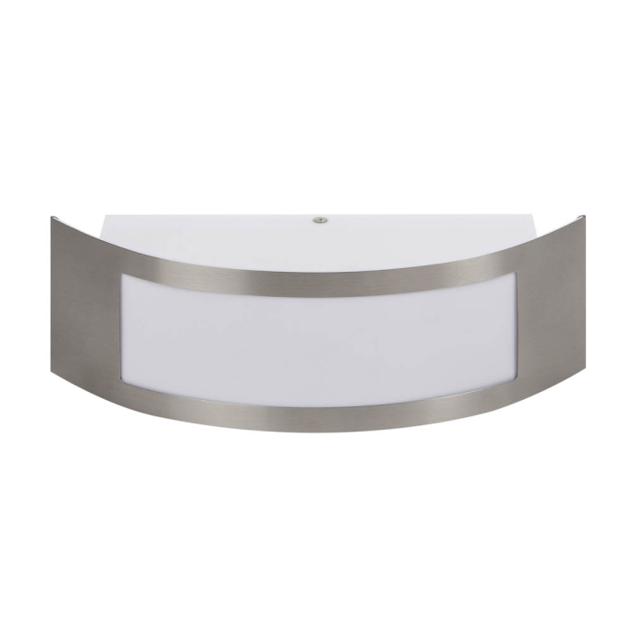 Aplica de exterior crom alb pentru perete cu dulie E27 si protectie IP44 [2]