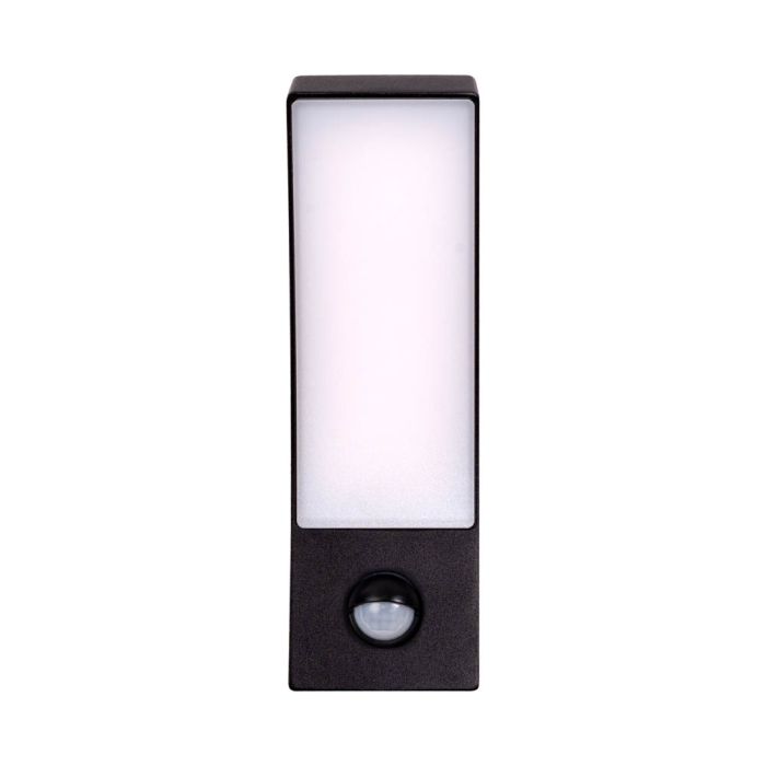 Aplica LED de exterior neagra cu senzor 15W 4000K IP54 [2]