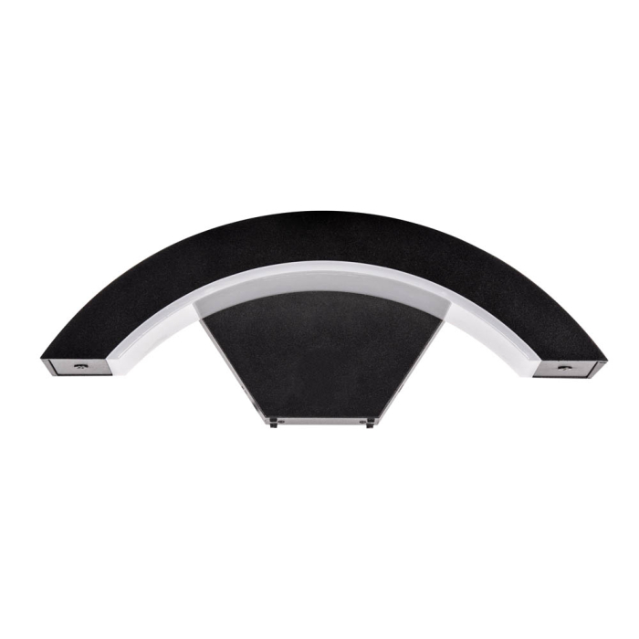 Aplica LED de exterior neagra cu protectie IP54 si lumina neutra 4000K [2]