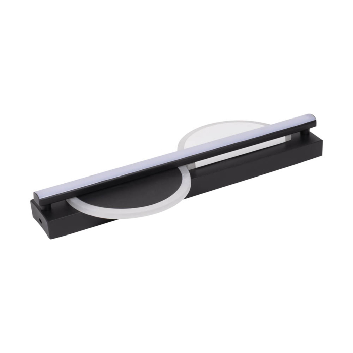 Aplica LED decorativa neagra pentru interior cu corp din metal si acrilic [2]