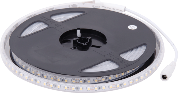 Banda LED 12V 5 m cu 60 LED pe metru 9.6 W pe metru lumina neutra 4000K protectie IP65 [2]