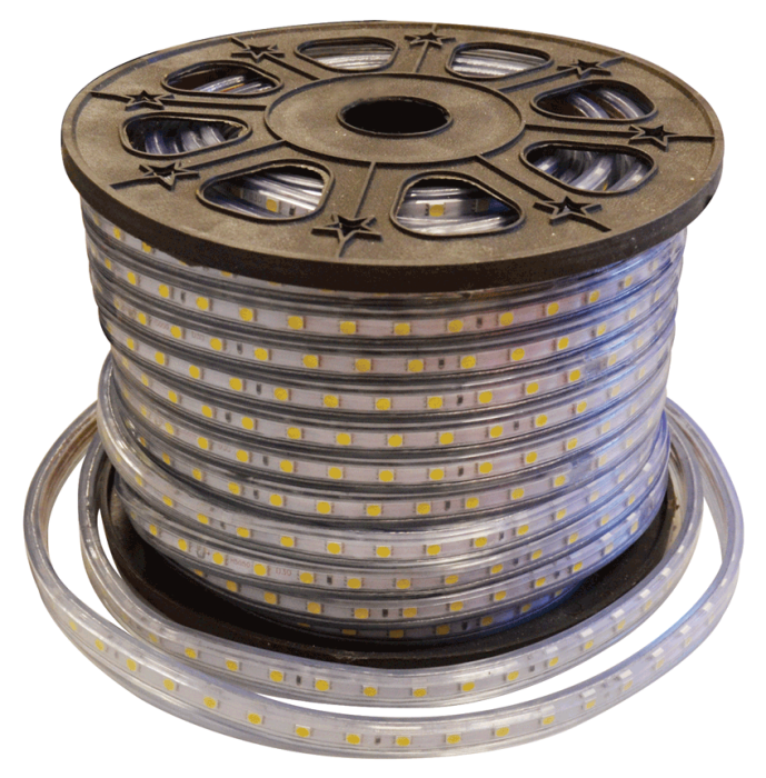 Banda LED 230V 60 LED pe metru 14.4W pe metru 6400K IP68 rola 50 m [2]