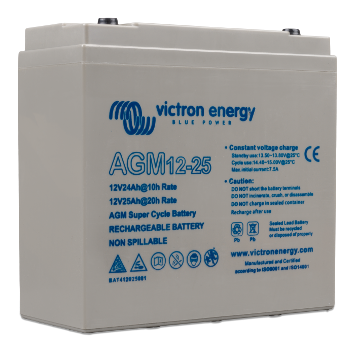 Baterie AGM Super Cycle 12V 25Ah cu borne M5 [2]