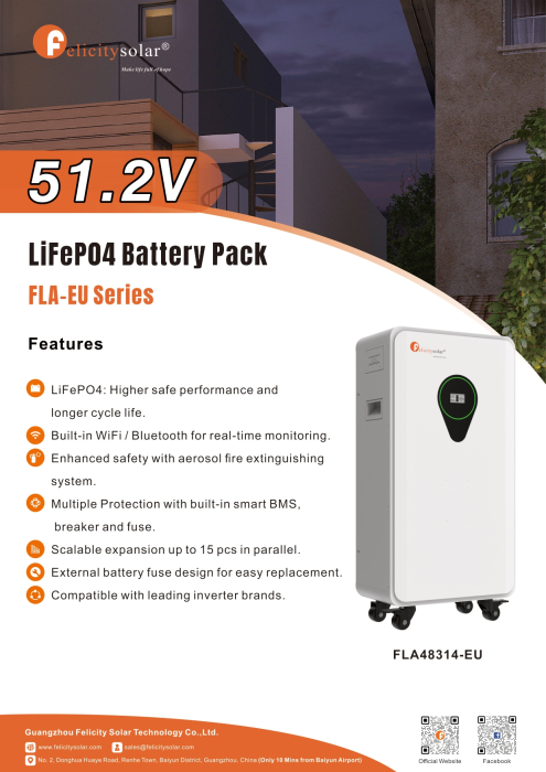 Baterie fotovoltaică Felicity FLA48314-EU 16kWh 51.2V LiFePO4 cu BMS integrat, WiFi [7]