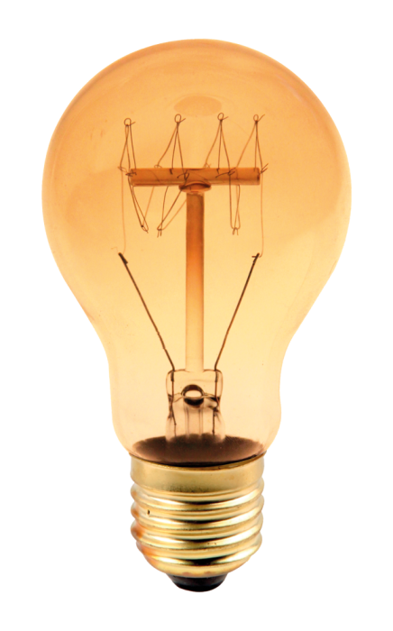 Bec incandescent decorativ Edison A19 de 60 W cu dulie E27 [2]