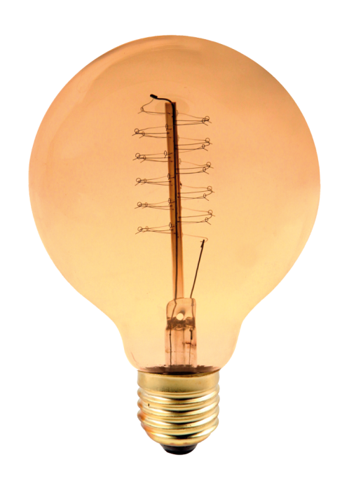 Bec Edison decorativ glob G95 60W cu dulie E27 [2]