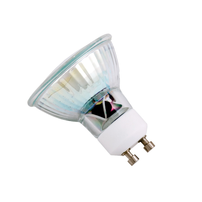 Bec halogen spot 75W cu dulie GU10 si lumina calda 2800K [2]